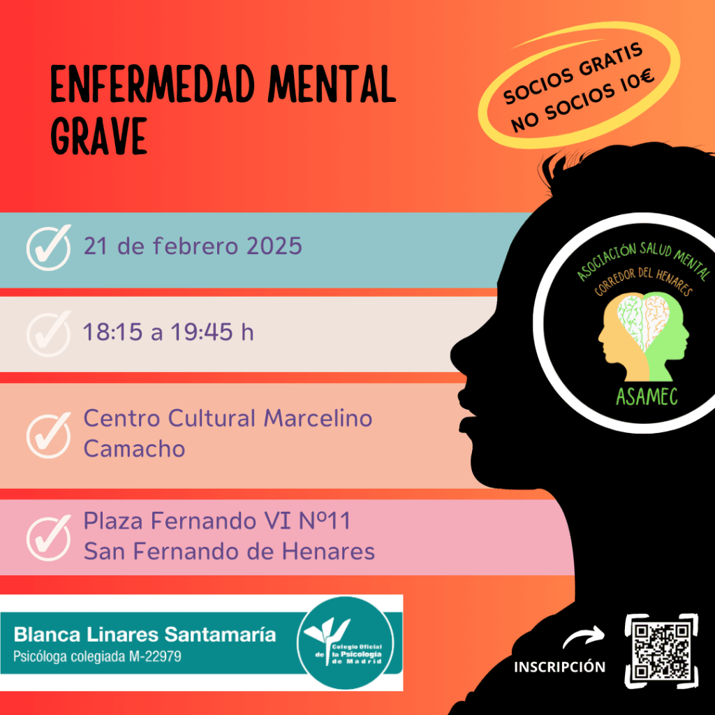 CARTEL ENFERMEDAD MENTAL GRAVE